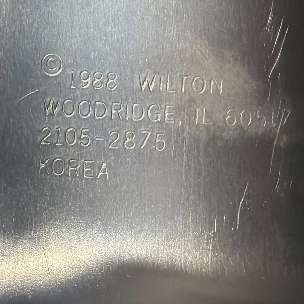 Vtg 1988 Wilton Cuddles the Cow Face-Shaped Baking Cake Pan Mold Made In Korea
